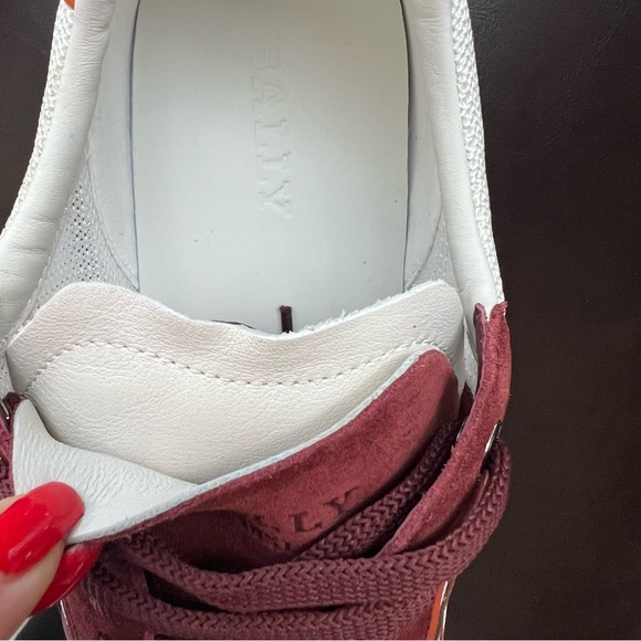 ❤️SOLD❤️ New! BALLY Demmy Mesh & Leather Low Top Sneakers - Picture 14 of 16